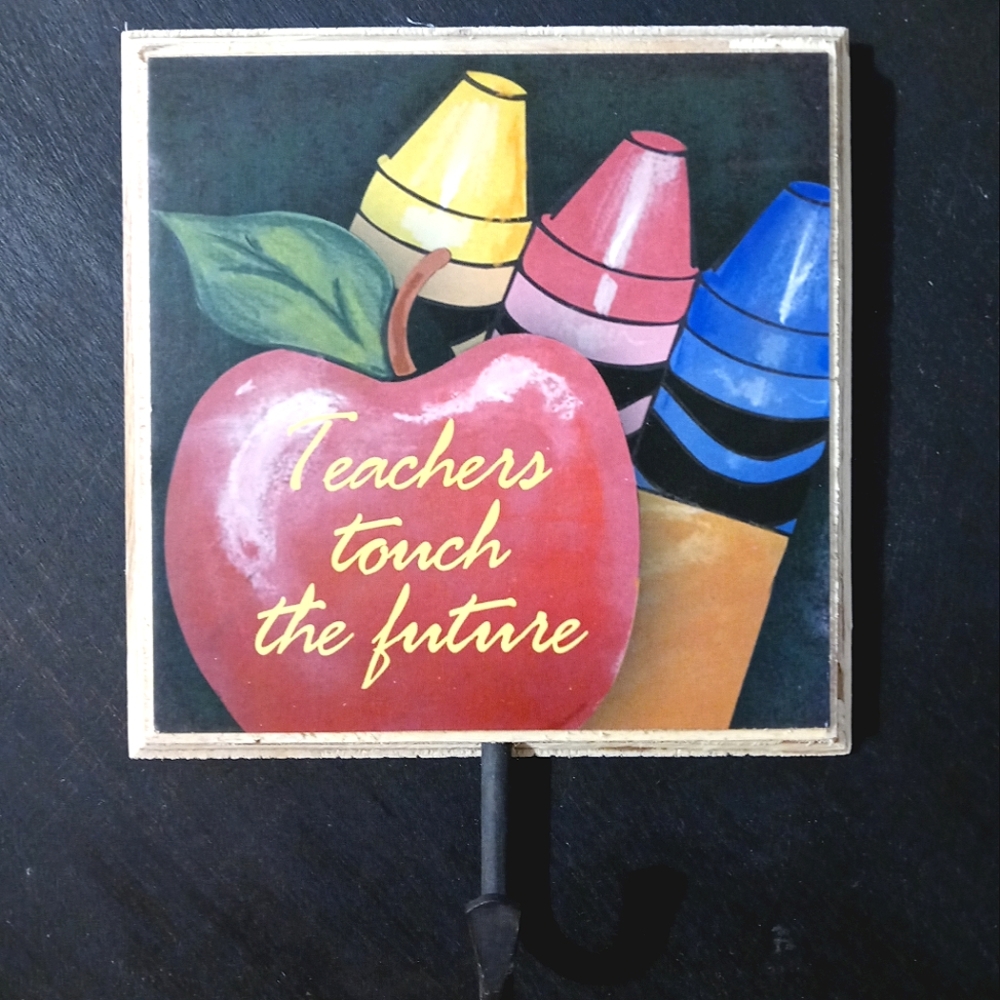 Teach Me Decorative Wooden Hook